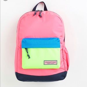 Vineyard Vines neon backpack